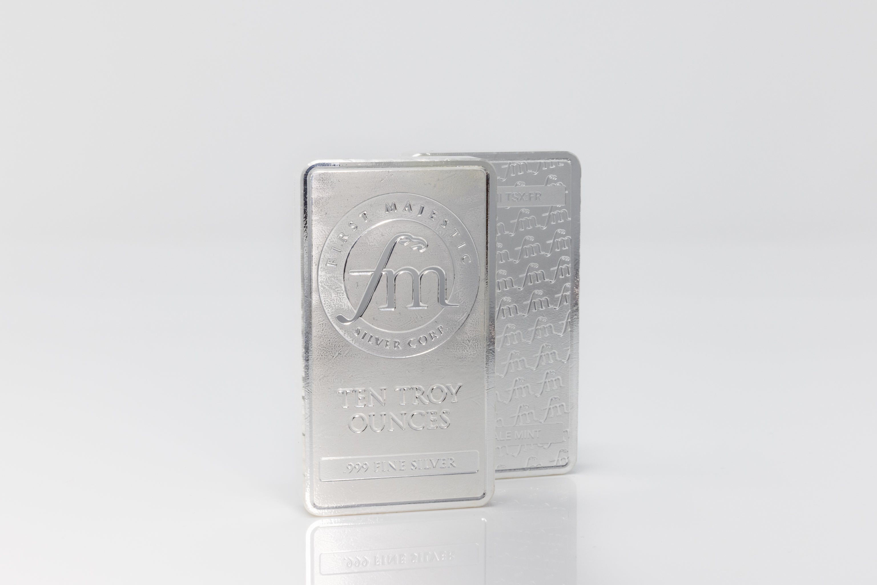 10 oz. Silver Ingot– First Majestic Silver Bullion