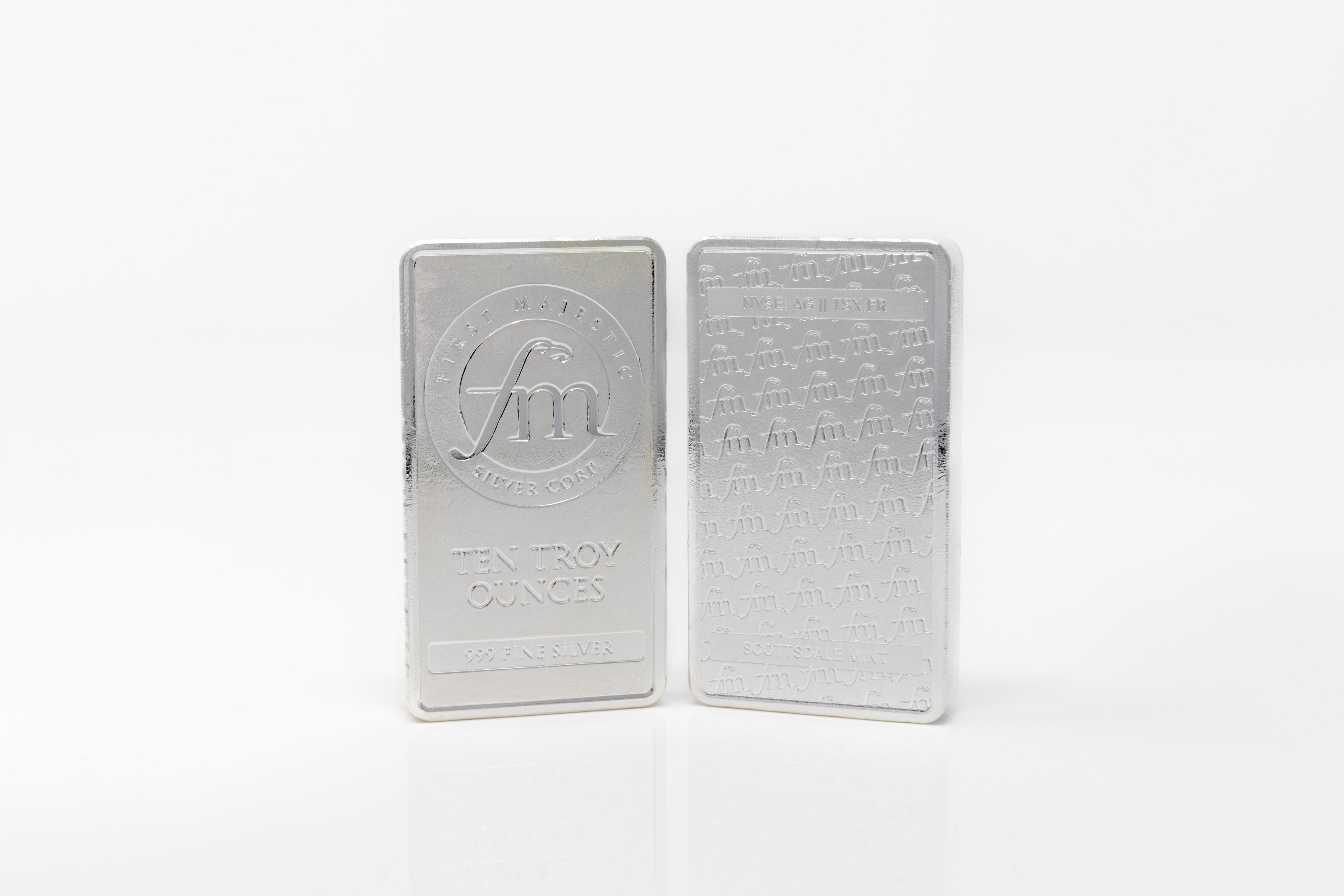 10 oz. Silver Ingot– First Majestic Silver Bullion